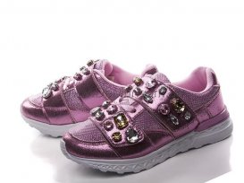 Кроссовки детские для девочек весна-осень (31-36) Violeta-200-27-pink
