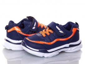 Кроссовки детские для мальчиков весна-осень (26-31) W.Niko-1856-blue-orange