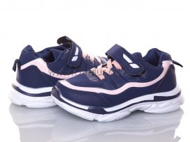 Кроссовки детские для девочек весна-осень (26-31) W.Niko-1856-blue-pink