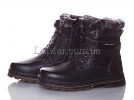 Ботинки детские для мальчиков зимние (32-37) CBT.T-C-3835-1-black