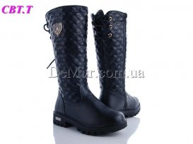 Сапоги детские для девочек зимние (33-38) CBT.T-H-850-1