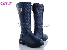Сапоги детские для девочек зимние (33-38) CBT.T-H-850-2