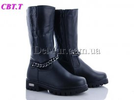Сапоги детские для девочек зимние (33-38) CBT.T-H-851-1