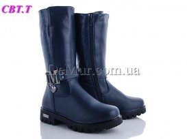 Сапоги детские для девочек зимние (33-38) CBT.T-H-852-2