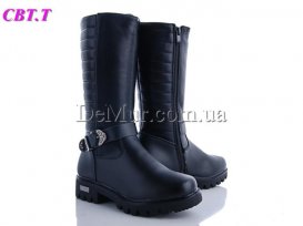 Сапоги детские для девочек зимние (33-38) CBT.T-H-853-1