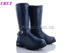 Сапоги детские для девочек зимние (33-38) CBT.T-H-853-2