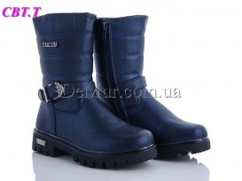 Сапоги детские для девочек зимние (33-38) CBT.T-H-855-2