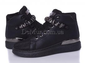 Ботинки женские весна-осень (36-41) Violeta-20-600-black