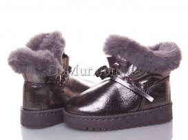 Угги детские для девочек (25-30) Clibee-caleton-B-2-gun-color