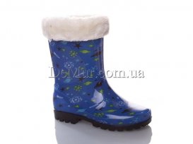 Сапоги детские силиконовые для непогоды (29-35) Luckline-005-285