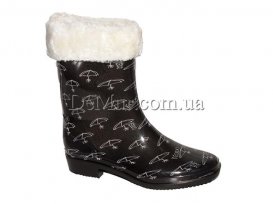 Сапоги женские силиконовые для непогоды (36-41) Luckline-010-206A