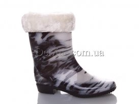 Сапоги женские силиконовые для непогоды (36-41) Luckline-010-239A