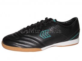Бутсы мужские (41-46) Restime-DMB-19703-black-cyan (13.4$)
