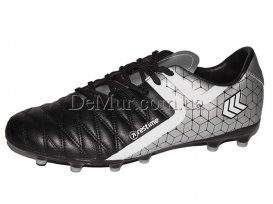 Бутсы мужские (41-46) Restime-DMB-19705-2-black-white-silver (13.4$)
