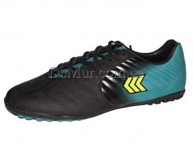 Бутсы мужские (41-46) Restime-DMB-19810-1-black-lime-cyan (13.4$)