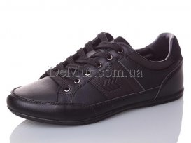 Кеды мужские весна-осень (41-45) Restime-PMB-19337-black (16.9$)