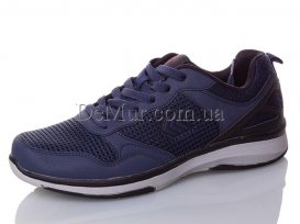 Кроссовки мужские весна-осень (41-45) Restime-PMB-19338-navy (14.9$)