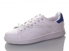 Кеды подростковые весна-осень (36-41) Restime-PWB-19558-white-turquoise (14.5$)