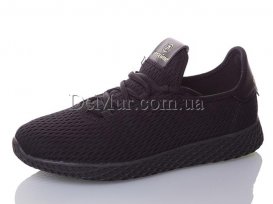Кроссовки подростковые весна-осень (36-41) Restime-PWL-19169-black-l-green (12.9$)
