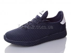 Кроссовки подростковые весна-осень (36-41) Restime-PWL-19169-navy-white (12.9$)