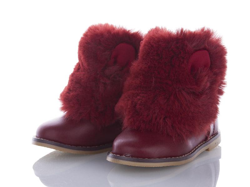 Ботинки для девочек Clibee (19-24) N18-41 red (деми)