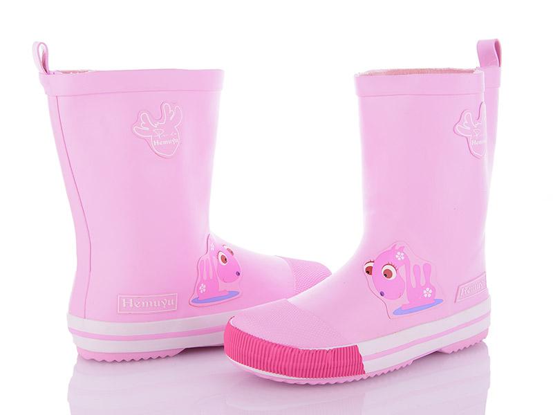 Сапоги детские для девочек Class-shoes (26-32) HMY218 pink (деми)