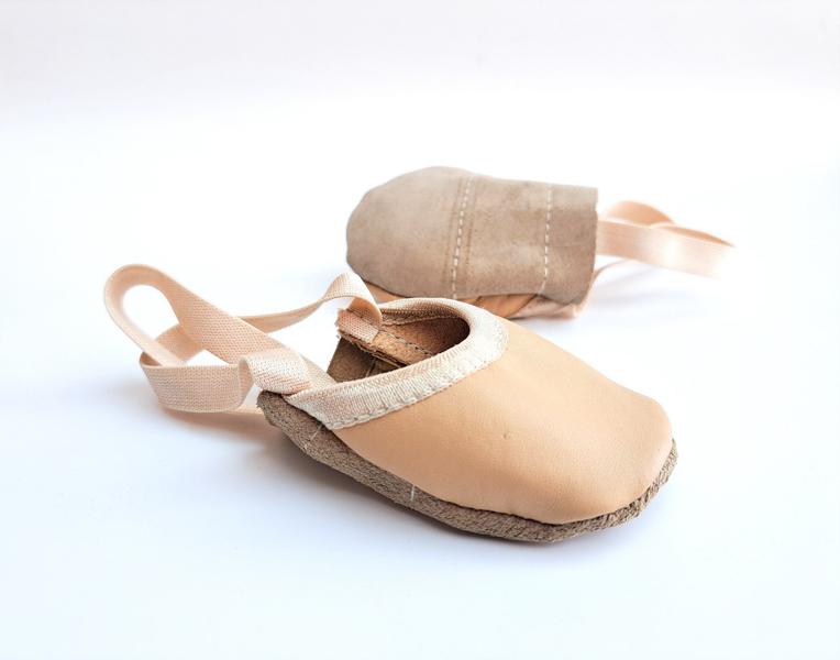 Чешки детские Dance Shoes (17-27) A4-1 beige (деми)