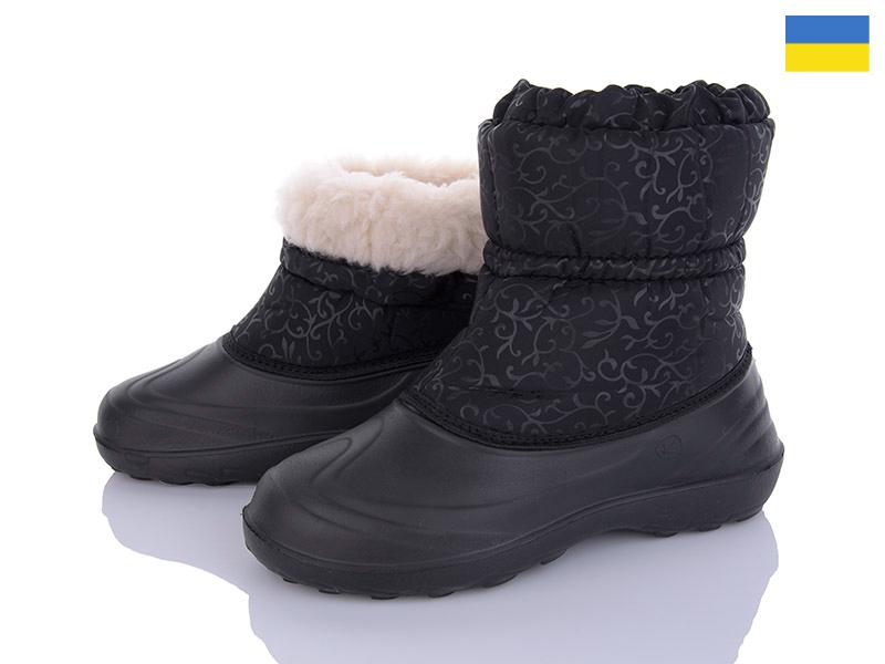 Ботинки женские зима Vladimir (36-40) Кредо 1429 чорний (зима)