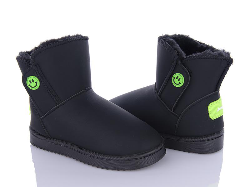 Угги (UGG) детские OkShoes (31-36) A304 black (зима)