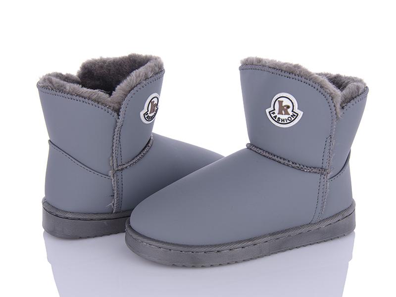 Угги (UGG) детские OkShoes (32-37) A307 grey (зима)