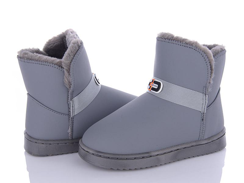 Угги (UGG) детские OkShoes (31-36) A306 grey (зима)