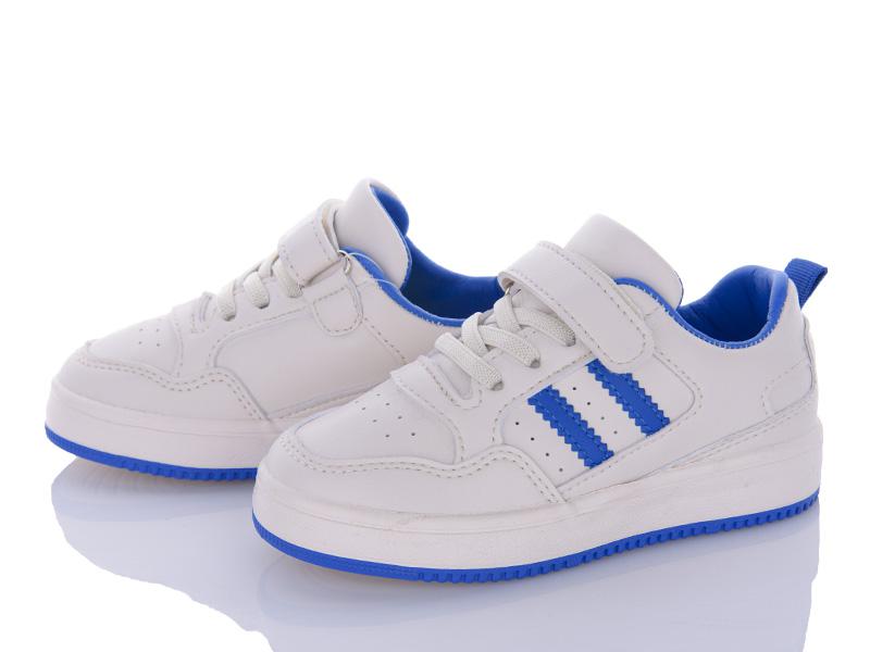 Кроссовки для девочек Clibee (25-30) EC22 white-blue (деми)