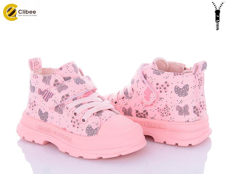 Ботинки для девочек Цветик (21-26) P709 pink (деми)