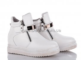 Сникерсы женские зимние (36-41) Ailaifa-AI-170404-20-white