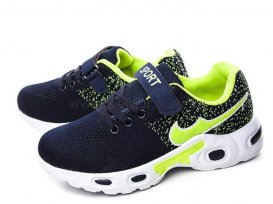 Кроссовки детские для мальчиков весна-осень (25-30) Violeta-K-204-4-d-blue-green