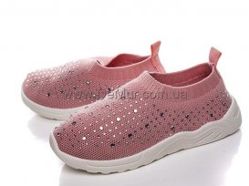 Слипоны детские для девочек весна-осень (30-35) Violeta-203-18-pink