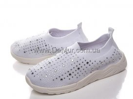Слипоны детские для девочек весна-осень (30-35) Violeta-203-18-white