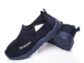 Слипоны детские для девочек весна-осень (30-35) Violeta-203-7-navy