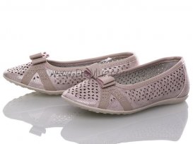 Туфли детские для девочек весна-осень (25-30) Apawwa-H-857-beige
