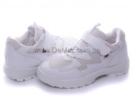 Кроссовки детские для мальчиков весна-осень (30-35) Violeta-205-24-white
