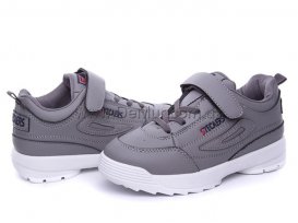 Кроссовки детские для мальчиков весна-осень (30-35) Violeta-205-26-grey