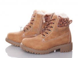 Ботинки детские для девочек зимние (26-31) Apawwa-HD-159-beige