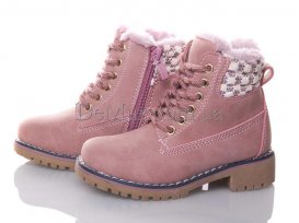 Ботинки детские для девочек зимние (26-31) Apawwa-HD-159-pink