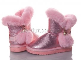 Ботинки детские для девочек зимние (26-31) Apawwa-N-220-pink