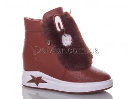 Сникерсы женские зимние (36-41) Purlina-HGJ-8552-9