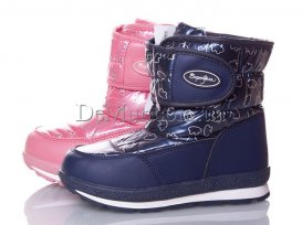 Сапоги детские для девочек зимние (28-35) Super-Gear-B-1065-микс