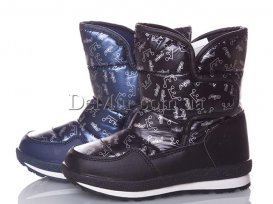 Сапоги детские для девочек зимние (28-35) Super-Gear-B-1067-микс