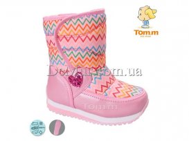 Дутики детские для девочек зимние(27-32) Tom.M-3986D