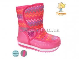 Дутики детские для девочек зимние(27-32) Tom.M-3986E