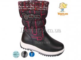 Дутики детские для девочек зимние (27-32) Tom.M-1891B